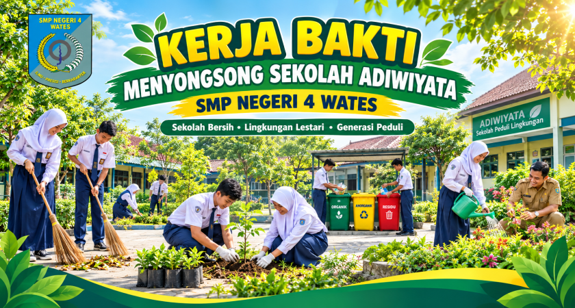 Kerja Bakti Menyongsong Sekolah Adiwiyata