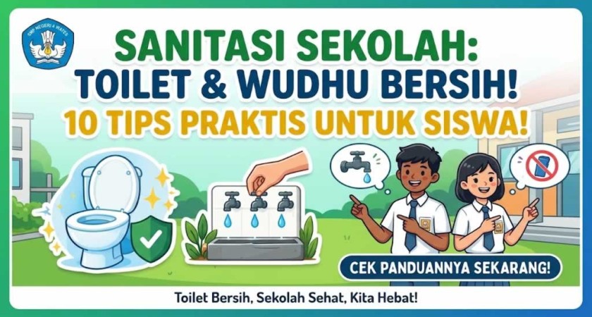 Sanitasi Tandas dan Tempat Wuduk: Panduan Kebersihan dan Keselesaan Sekolah
